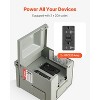 VEVOR Outdoor Electrical Outlet Box, Dual 20 AMP GFCI Receptacles, Electrical Outlet Panel Box with GFCI Protection, Gray - 4 of 4