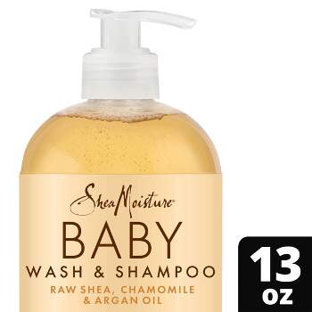 SheaMoisture Baby Wash & Shampoo Raw Shea + Chamomile + Argan Oil Calm & Comfort for All Skin Types - 13 fl oz