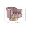 Meridian Furniture,Farrah Velvet Accent Chair - 4 of 4