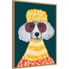 Amanti Art 23"x30" Poodle Power by Yvette St. Amant Framed Canvas Wall Art - 2 of 4