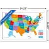Trends International Map - United States Of America 2022 Framed Wall Poster Prints - 3 of 4