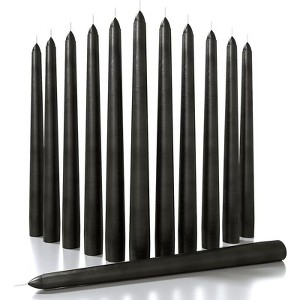 10 inch Taper Candles Set of 12 - Tall Candles Unscented - Tapered Candle Sticks - 1 of 4