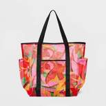 Floral Print Mesh Tote Handbag - Shade & Shore™