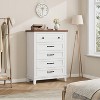 5 Drawer Dresser, 41.3" Tall Ultra-Deep Drawer Dresser, Wooden Closet Storage Chest for Living Room, Bedroom, Entryway - 2 of 4