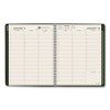 Recycled Weekly Vertical-Column Format Appointment Book, 11 x 8.25, Green Cover, 12-Month (Jan to Dec): 2025 - 2 of 4