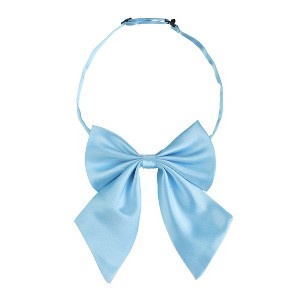 Allegra K Women's Pre-tied Adjustable Solid Color Bowknot Bow Ties - 1 of 4