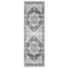 Washable Vintage Persian Area Rug Floral Print Distressed Oriental Rug - 2 of 4