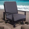 Courtyard Casual Santorini High Motion Chair  with Envelop back Cushion  Alum frame in powder coating - 2 of 2