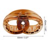 Unique Bargains Women's 3.27" Claw Clip Hair Accessories No Slip Plastic Brown Hair Clip - 3 of 4
