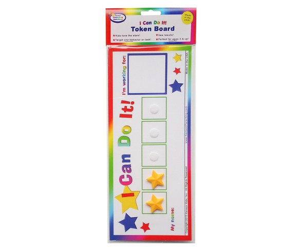 Kenson Kids "I Can Do It!" Star Token Board