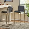Set of 2 29.50" Vasilus Bonded Leather Barstool - Christopher Knight Home - 2 of 4