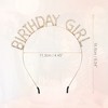 Unique Bargains Girl's Rhinestone Happy Birthday Tiara Headband 1 Pc - 4 of 4