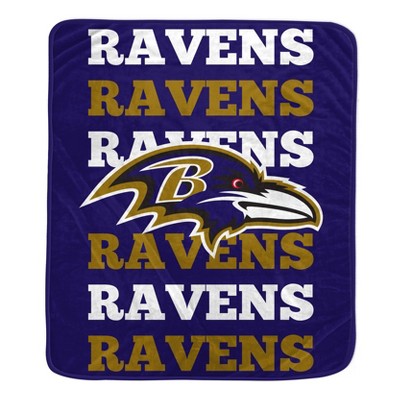NFL Baltimore Ravens Repeat Refresh Ultra Soft Blanket