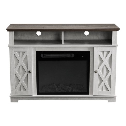 Electric Fireplace White, White Console Table With Fireplace