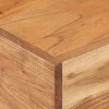 vidaXL Side Table 11.8 in.x11.8 in.x13 in. Solid Acacia Wood - 4 of 4