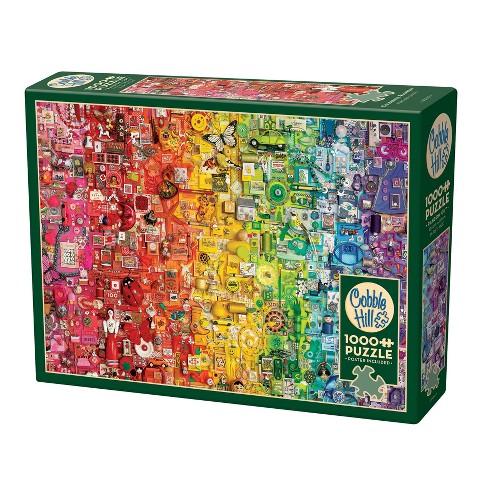 Cobble Hill: Colorful Rainbow 1000 Piece Puzzle : Target