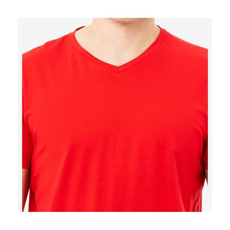 X RAY Men's Basic V-Neck Short Sleeve T-Shirt, 3 of 4