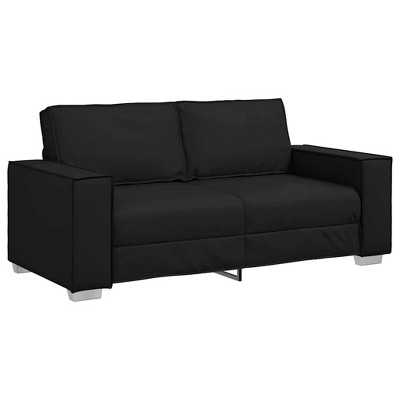 vidaXL Sofa Chair Black 160 x 78 x 84 cm Artificial Leather