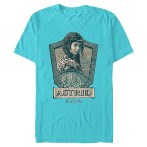 Mens How to Train Your Dragon Viking Astrid Portrait T Shirt - 1 of 4