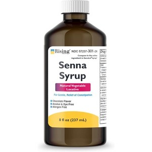 Rising Pharma Senna Syrup Natural Laxative, 8 Oz - 1 of 4