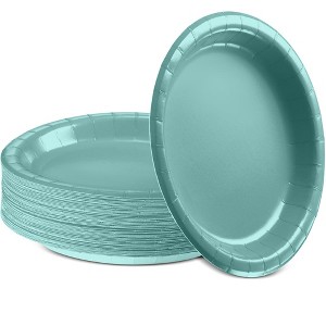 SparkSettings Disposable Dessert Paper Plates 6 3/4 Inches, Pack of 50 - 1 of 4