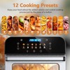 WHALL 12QT Touchscreen Air Fryer Oven with 12 Pre-set Cooking Menus, Clear Viewing Window,  Up to 95% Less Oil for Healthier, Convenient Meals - 4 of 4