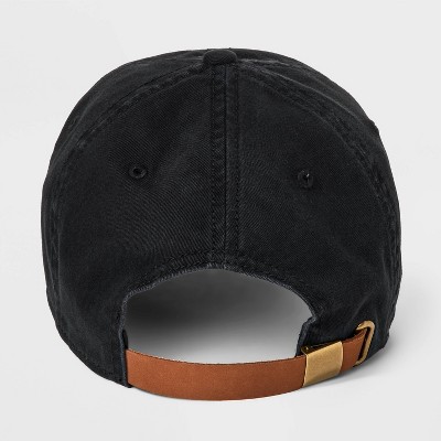 Men's Cotton Washed Baseball Hat - Goodfellow & Co Black - image 3