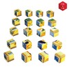PICASSO-TILES 20 PC World Famous Paintings Theme Magnetic Building Puzzle Cubes Set for Kids Ages 3+ - 3 of 4