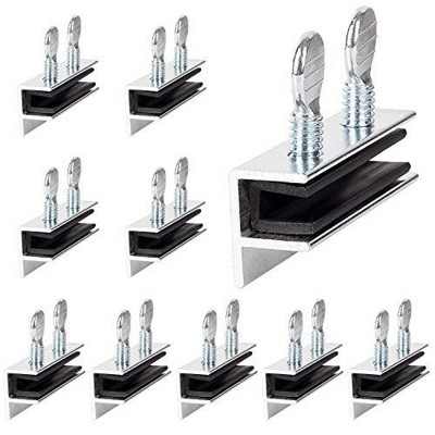 Impresa Sliding Door & Window Locks Pack of 10 | Fits tracks up to 3/8 inch | Aluminium Window Security Locks