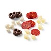 Teeny Tiny Lunch Bites Uncured Pepperoni, Mozzarella, Dark Chocolate Covered Pretzels & Yogurt Covered Raisins 3.2oz - Good & Gather™ - 3 of 3