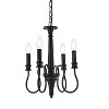 Elegant Lighting Flynx 4 lights pendant in black - 3 of 4