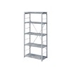 Industrial Bookshelf with Faux Concrete Shelves and Metal Frame for Small Spaces or Home Office-3irtyhousy - 3 of 4