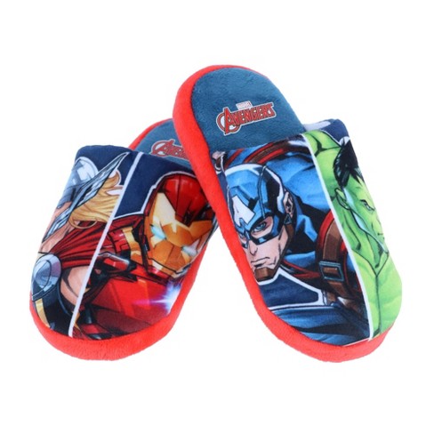 Textiel Trade Boy s Marvel Avengers Slide Slippers 11.5 Multi