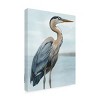 Canvas Wall Art - Grace Popp 'Back Bay Heron I' Wall Art for Living Room, Bedroom, or Office Décor by Trademark Fine Art - 18 x 24 Inches - 2 of 4
