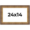 PosterPalooza | Museum Gold Picture Frame - UV Acrylic, Backing Board, Hanging Hardware Included - 2 of 4