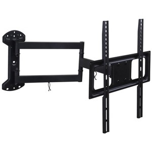 Mount-It! Full Motion TV Wall Mount | Long Arm TV Mount with 24 Inch Extension | Fits 32 to 55 Inch TVs with Up to VESA 400 x 400, 77 Lbs. Capacity - 1 of 4