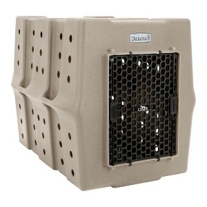 Dakota 283 Canine Rough and Tough Economy Pet Kennel, Heavy Duty Crate for Dogs and Cats with Ventilation Holes, X-Large, Sandstone - 1 of 4