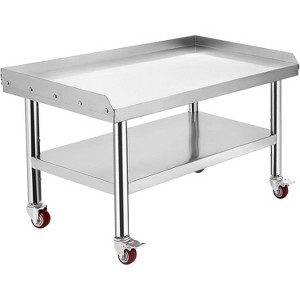 Stainless Steel Table,Stainless Steel Grill Stand with Adjustable Undershelf,Commercial Cooking Equipment Stand,Grill Table for Hotel Kitchen Home - 1 of 4