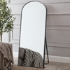 Kenda 71"×28" Large Arched-top Full Length Floor Mirror Standing Or Leaning Against Wall For ...