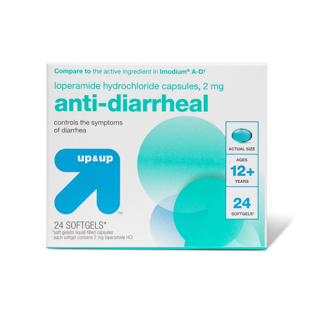 Anti-Diarrheal Softgels - 24ct - up & up