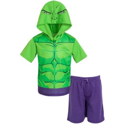 Marvel Athletic T-Shirt and Mesh Shorts Outfit Set Little Kid to Big Kid