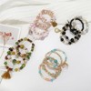BRINJOY 15-Pack Bohemian Beaded Bracelet Set - Stackable Stretch Charm Bracelets with Tassels - 2 of 4