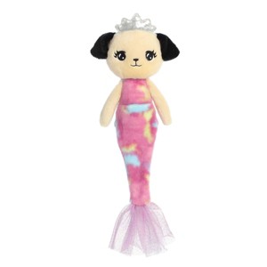 Aurora Large Merpuppy Sea Sparkles Enchanting Stuffed Animal Pink 15" - 1 of 4