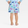 Toddler Boys' Sea Creature Swim Shorts - Cat & Jack™ Light Blue - 2 of 3