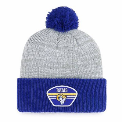 NFL Los Angeles Rams Men's Badge Knit Beanie - Gray