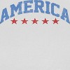 Rerun Island Women's America Red Stars Americana 4Th Of July Short Sleeve Graphic Cotton Cropped Loose T-shirt - 2 of 4