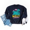 Simply Sage Market Women's Graphic Sweatshirt Wavy Dreams - 3 of 3