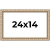 PosterPalooza | 24x14 Modern Bamboo Picture Frame, UV Acrylic, 5 Finishes - 2 of 4