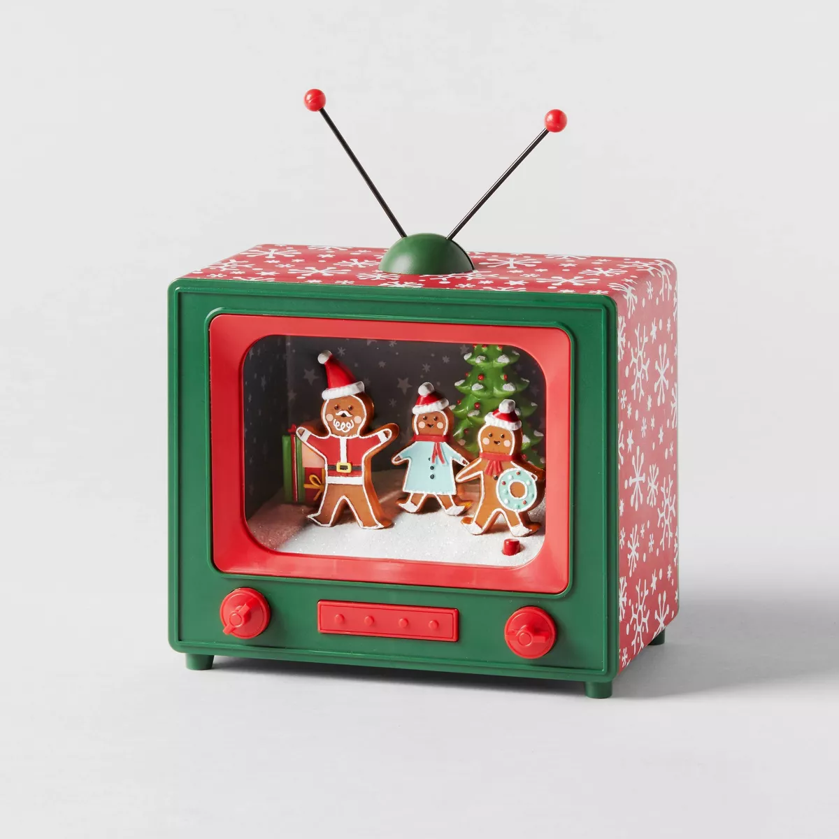 Animated Gingerbread Friends Retro Television