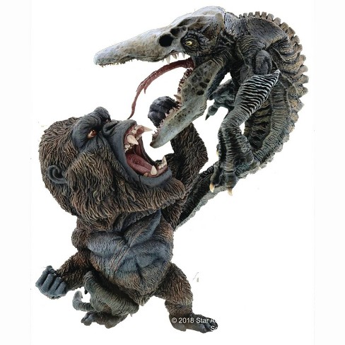 Skull Island King Kong Vs Crawler 6 Inch Deform Soft Vinyl Statue